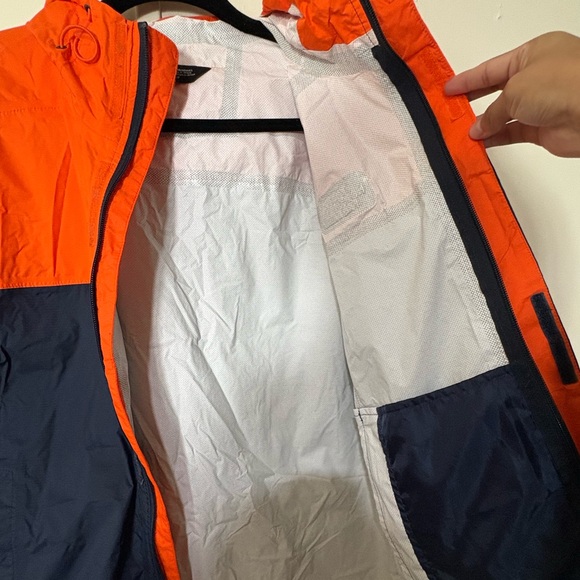 The North Face Vibrant Orange and Deep Blue Jacket - Picture 3 of 5